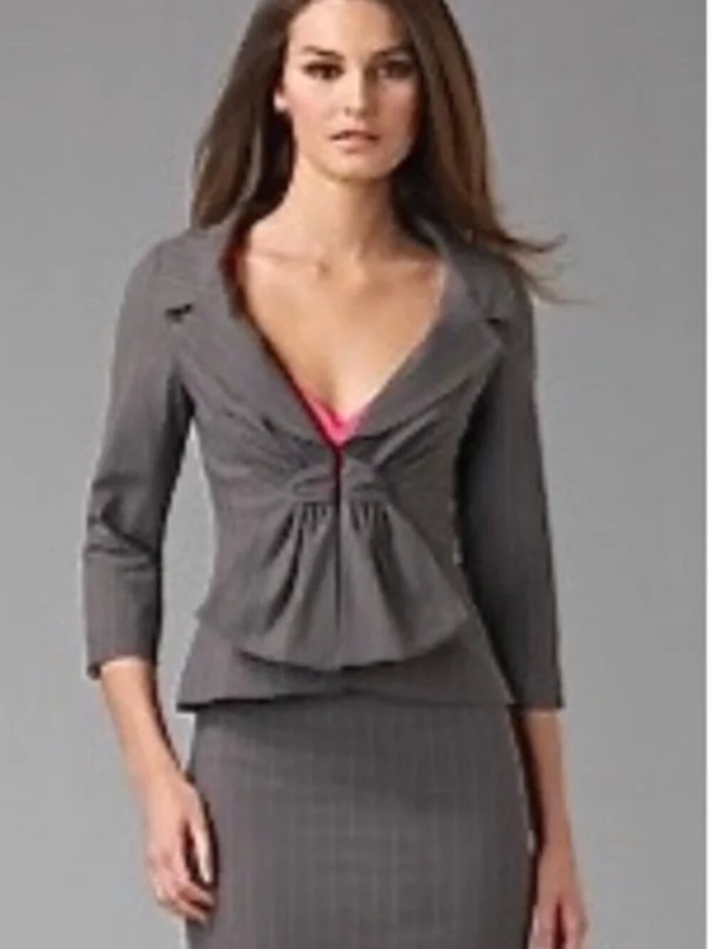 Nanette Lepore Pinstripe Blazer Jacket Size 0
